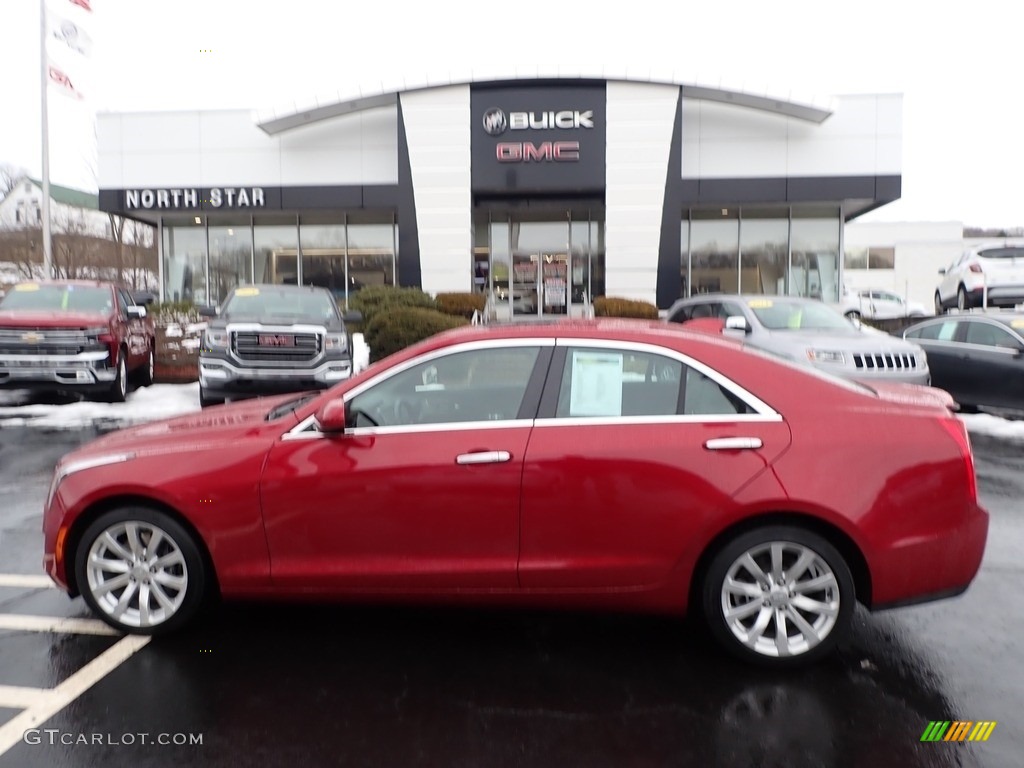 2018 ATS AWD - Red Obsession Tintcoat / Jet Black/Light Platinum photo #13