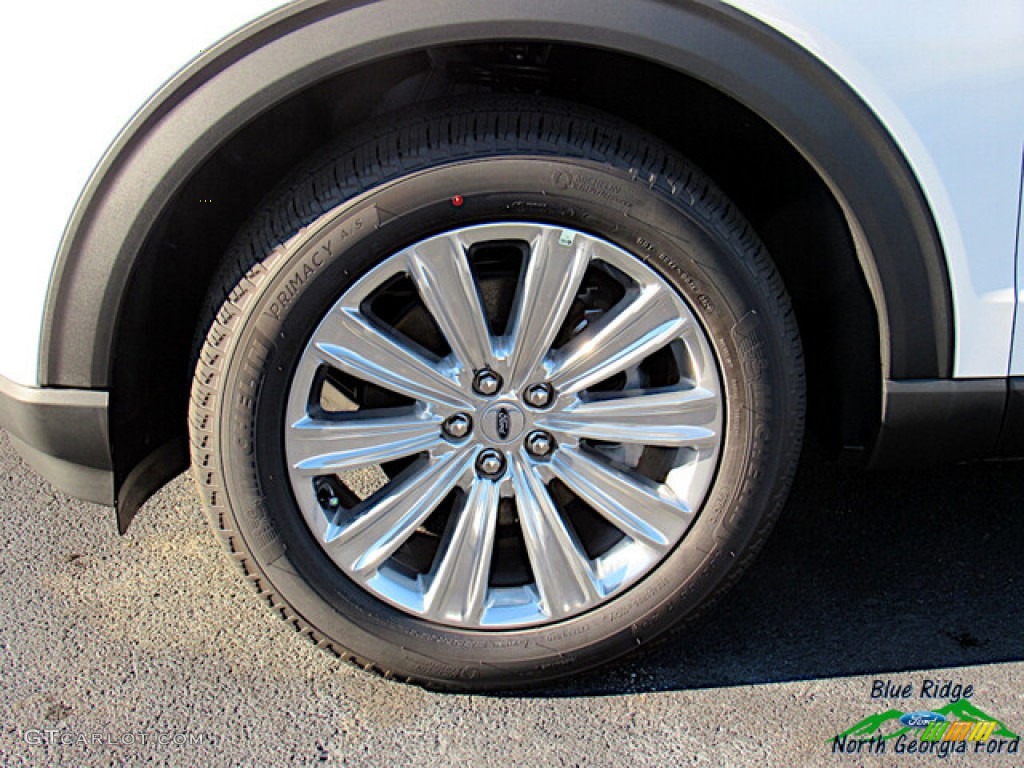 2021 Explorer Limited 4WD - Star White Metallic Tri-Coat / Sandstone photo #9