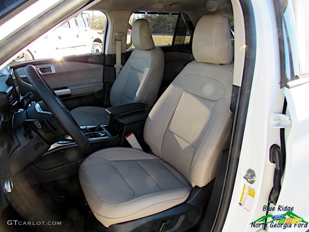 2021 Explorer Limited 4WD - Star White Metallic Tri-Coat / Sandstone photo #11