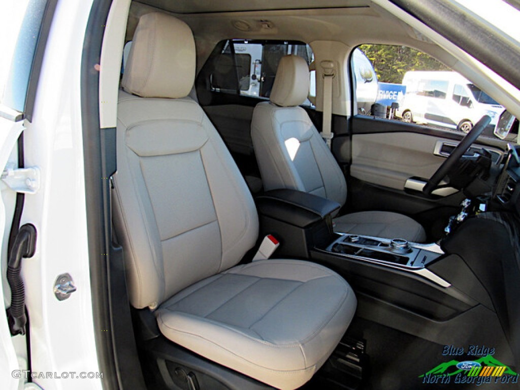 2021 Explorer Limited 4WD - Star White Metallic Tri-Coat / Sandstone photo #12