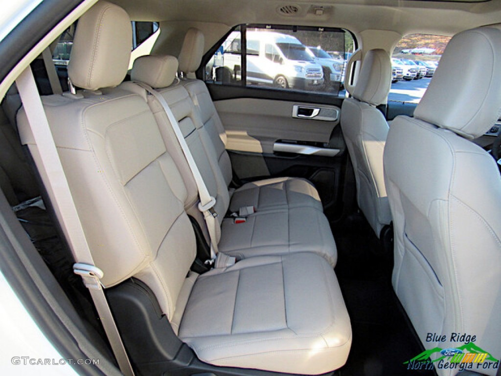 2021 Explorer Limited 4WD - Star White Metallic Tri-Coat / Sandstone photo #13
