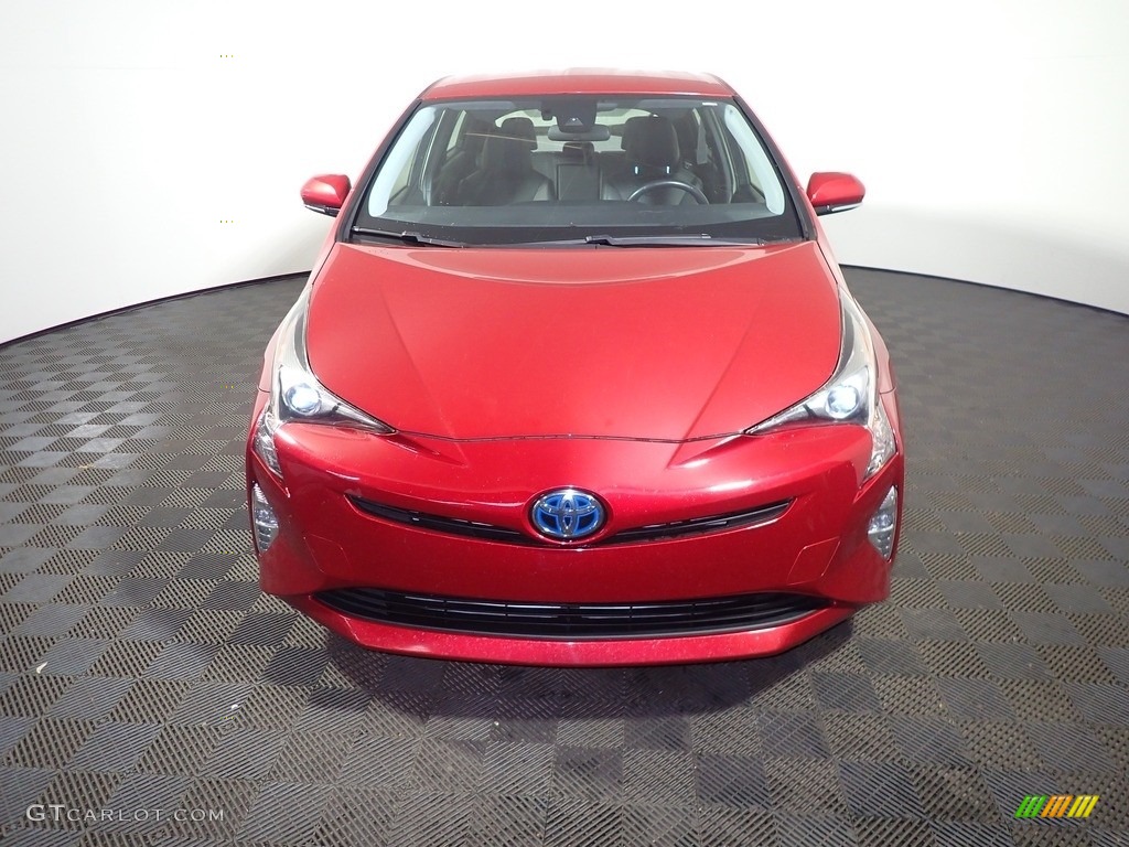 2017 Prius Three - Hypersonic Red / Black photo #6
