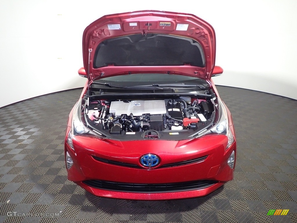 2017 Prius Three - Hypersonic Red / Black photo #7