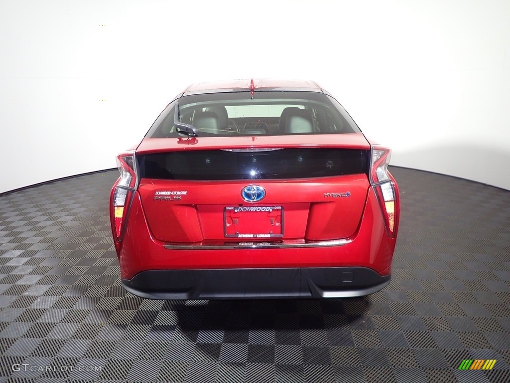 2017 Prius Three - Hypersonic Red / Black photo #14