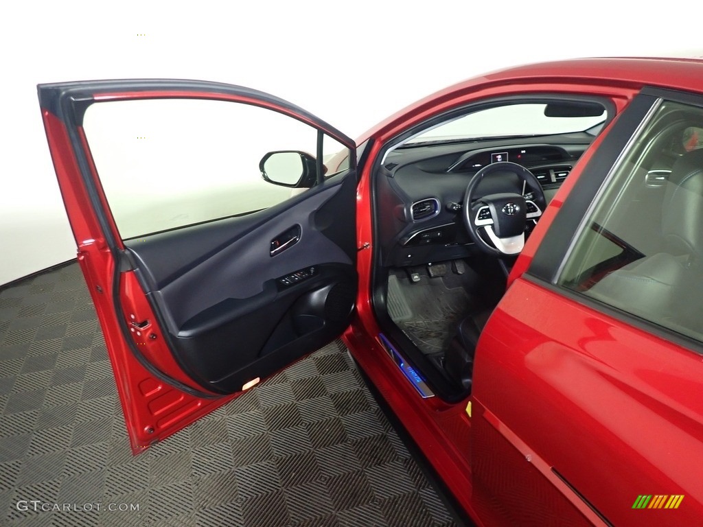 2017 Prius Three - Hypersonic Red / Black photo #21