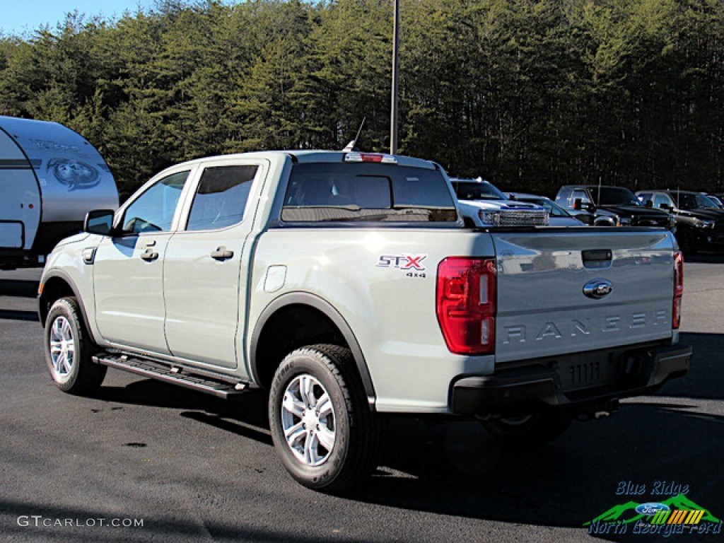 2021 Ranger STX SuperCab 4x4 - Cactus Gray Metallic / Ebony photo #3