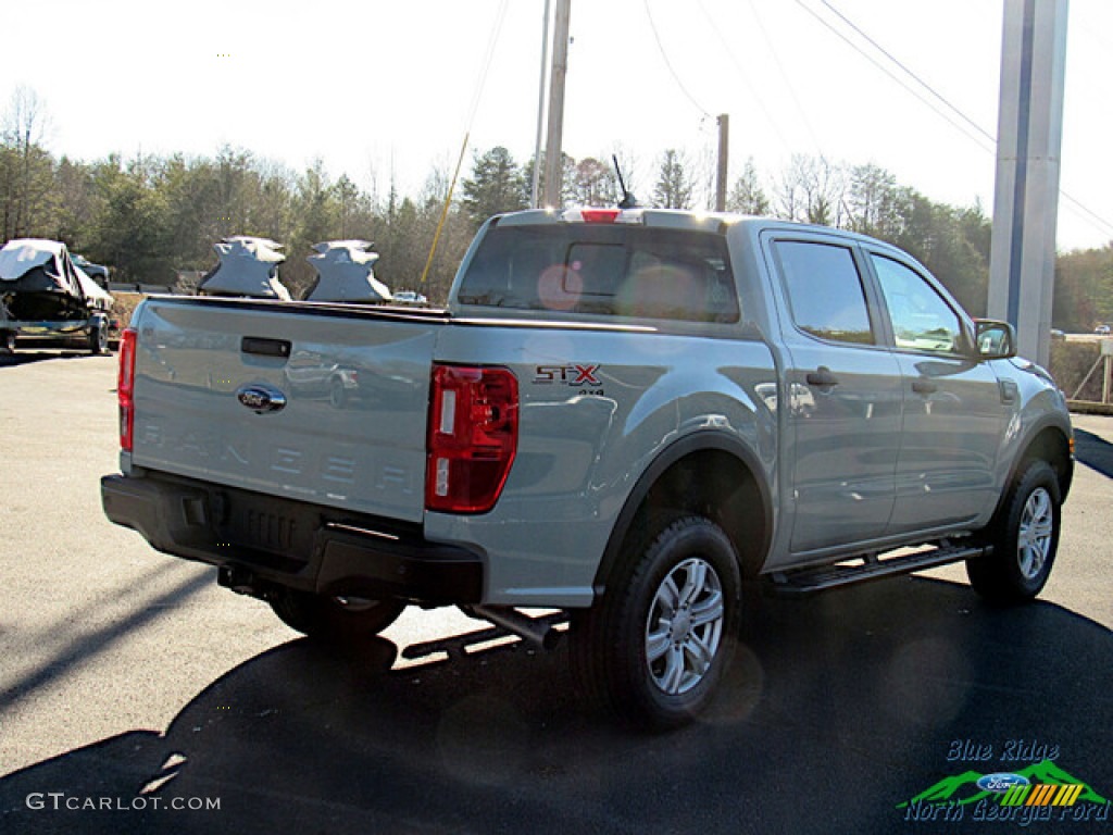 2021 Ranger STX SuperCab 4x4 - Cactus Gray Metallic / Ebony photo #5