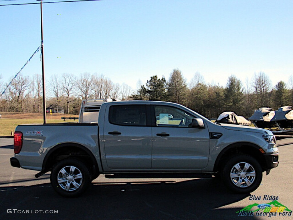 2021 Ranger STX SuperCab 4x4 - Cactus Gray Metallic / Ebony photo #6