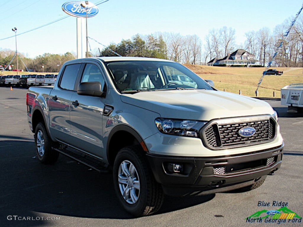 2021 Ranger STX SuperCab 4x4 - Cactus Gray Metallic / Ebony photo #7