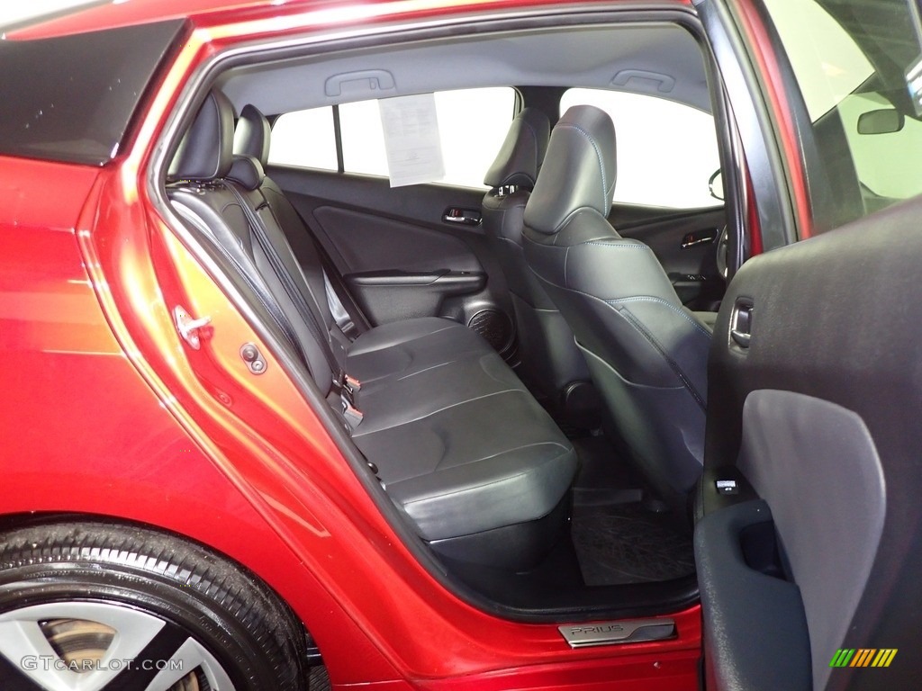 2017 Prius Three - Hypersonic Red / Black photo #38