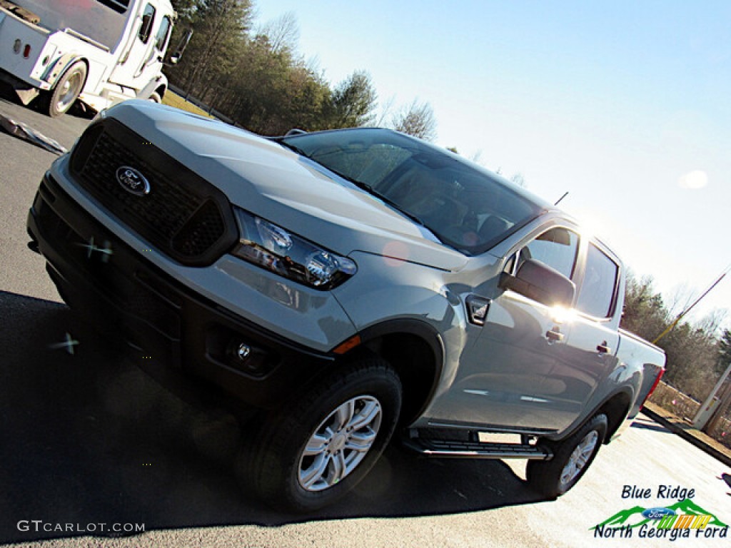 2021 Ranger STX SuperCab 4x4 - Cactus Gray Metallic / Ebony photo #24