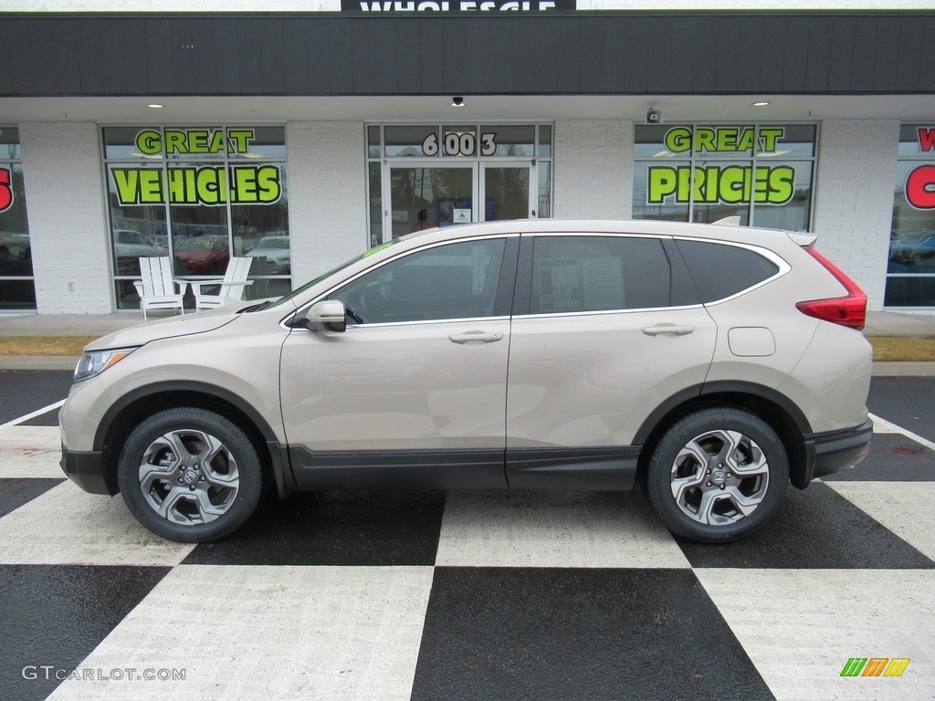 2018 CR-V EX-L AWD - Sandstorm Metallic / Ivory photo #1