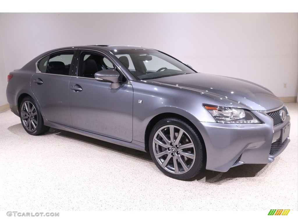 2014 GS 350 AWD - Nebula Gray Pearl / Black photo #1