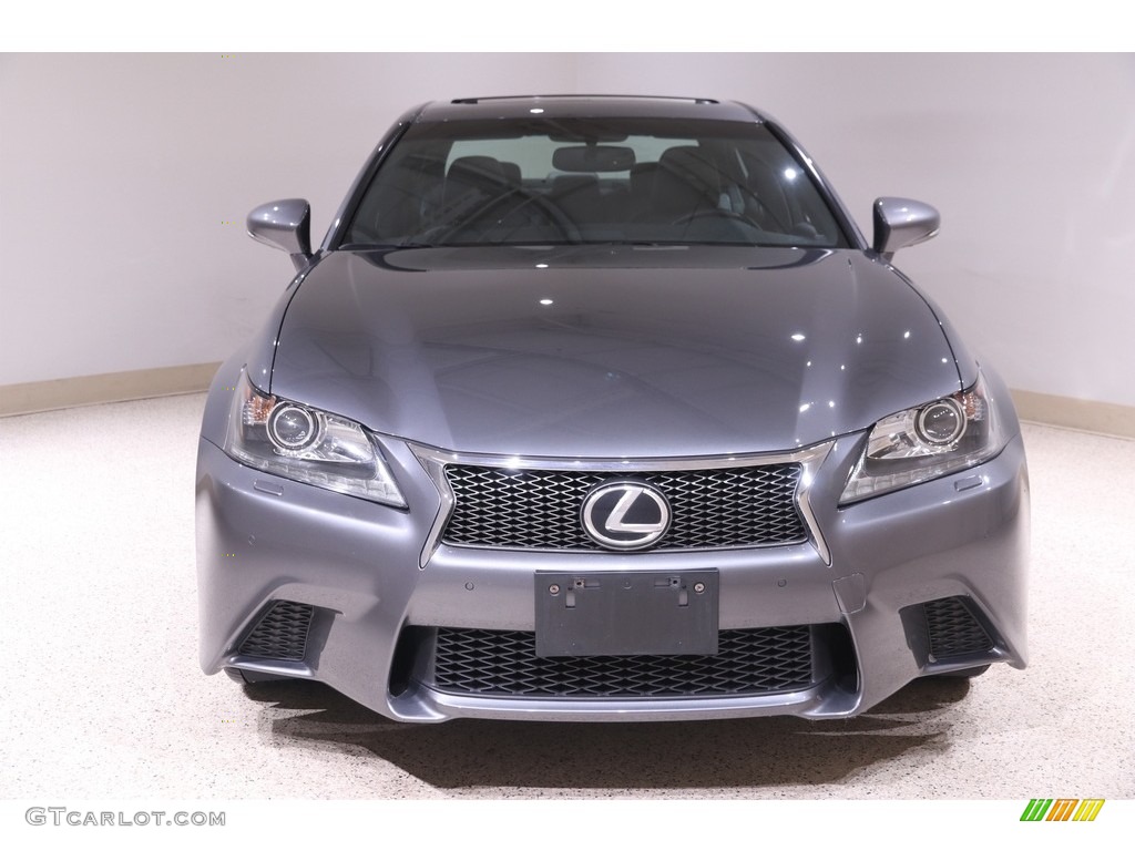 2014 GS 350 AWD - Nebula Gray Pearl / Black photo #2