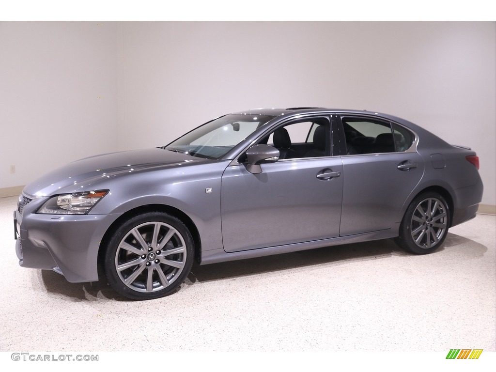 2014 GS 350 AWD - Nebula Gray Pearl / Black photo #3