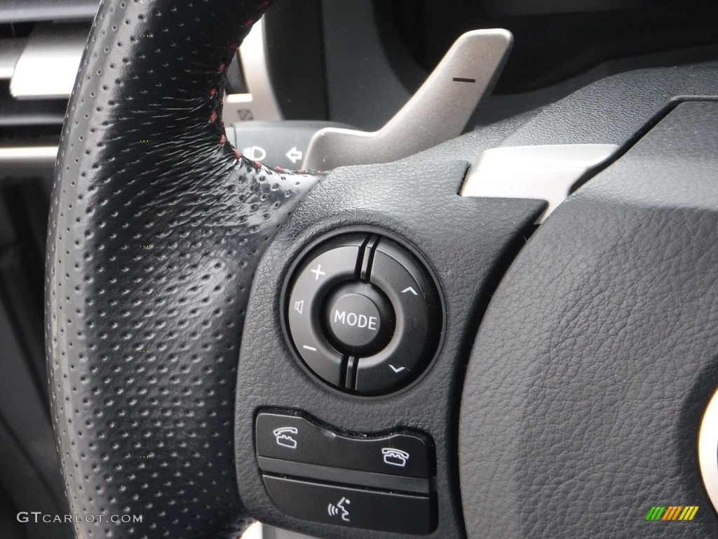 2016 Lexus IS 300 AWD Rioja Red Steering Wheel Photo #141173963