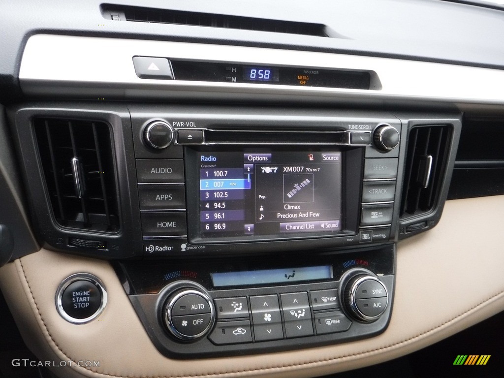 2015 RAV4 Limited AWD - Blizzard Pearl / Latte photo #3