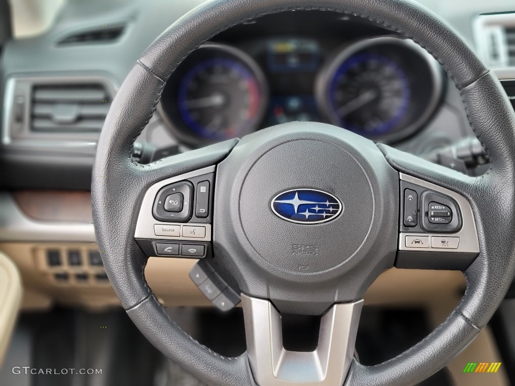 2017 Outback 2.5i Limited - Twilight Blue Metallic / Warm Ivory photo #12