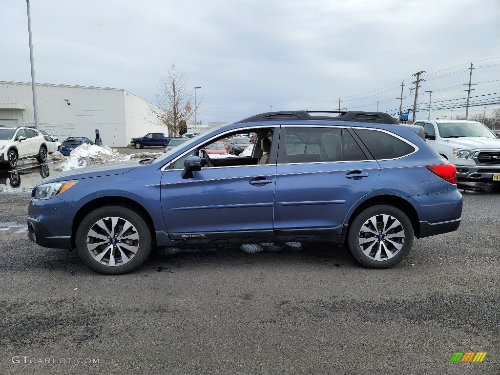 2017 Outback 2.5i Limited - Twilight Blue Metallic / Warm Ivory photo #17