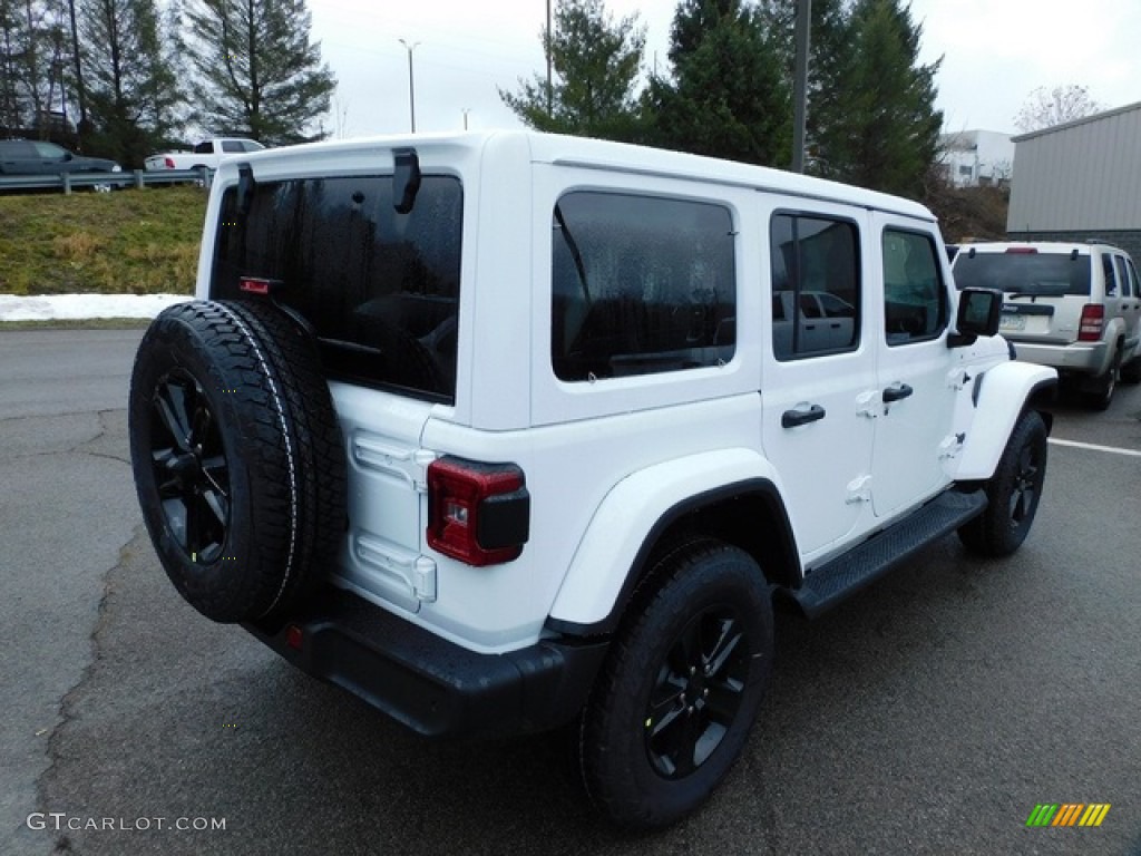 2021 Wrangler Unlimited Sahara 4x4 - Bright White / Black photo #5