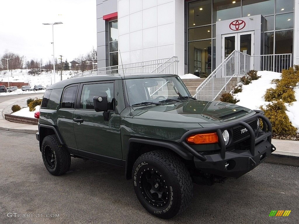 2011 FJ Cruiser 4WD - Army Green / Dark Charcoal photo #1