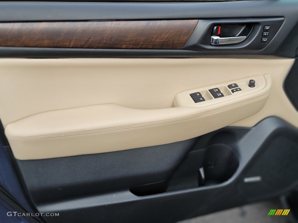 2017 Outback 2.5i Limited - Twilight Blue Metallic / Warm Ivory photo #37