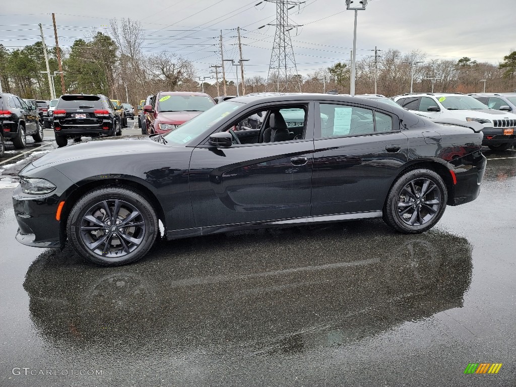 2020 Charger GT AWD - Pitch Black / Black photo #16