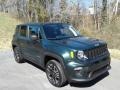 TechnoGreen Metallic 2021 Jeep Renegade Jeepster 4x4 Exterior