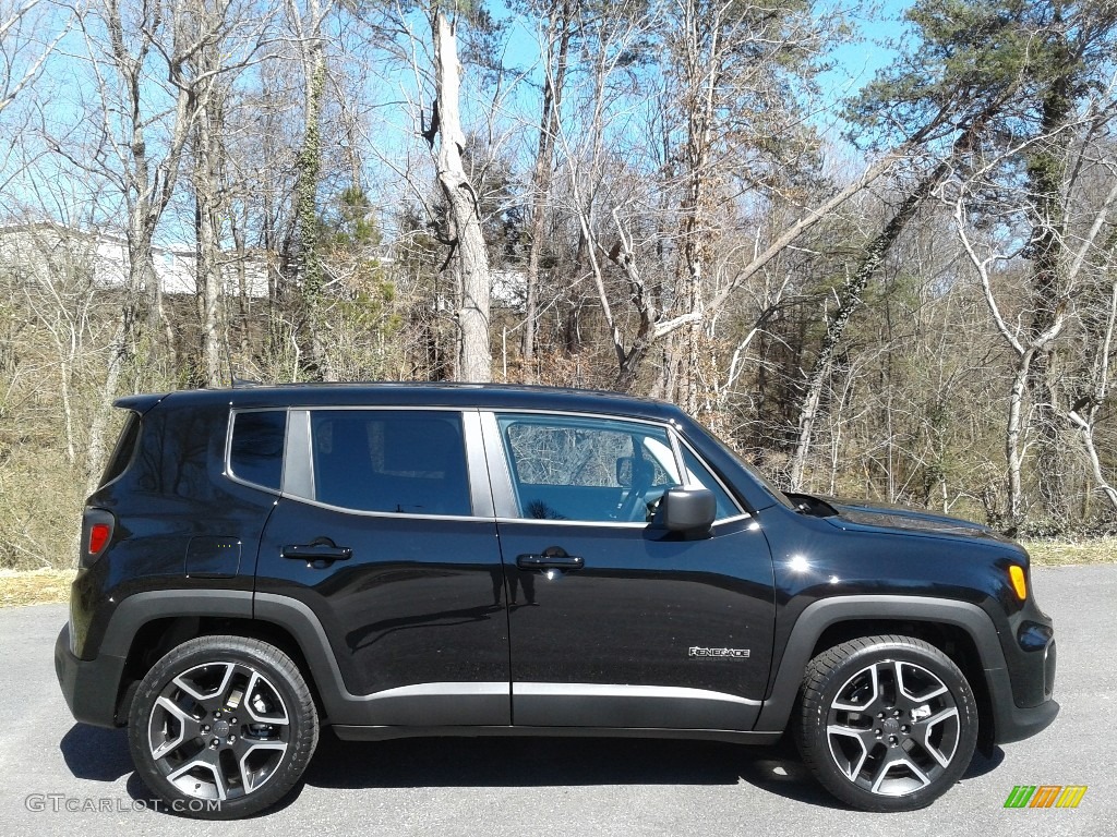 Black 2021 Jeep Renegade Jeepster Exterior Photo #141177743