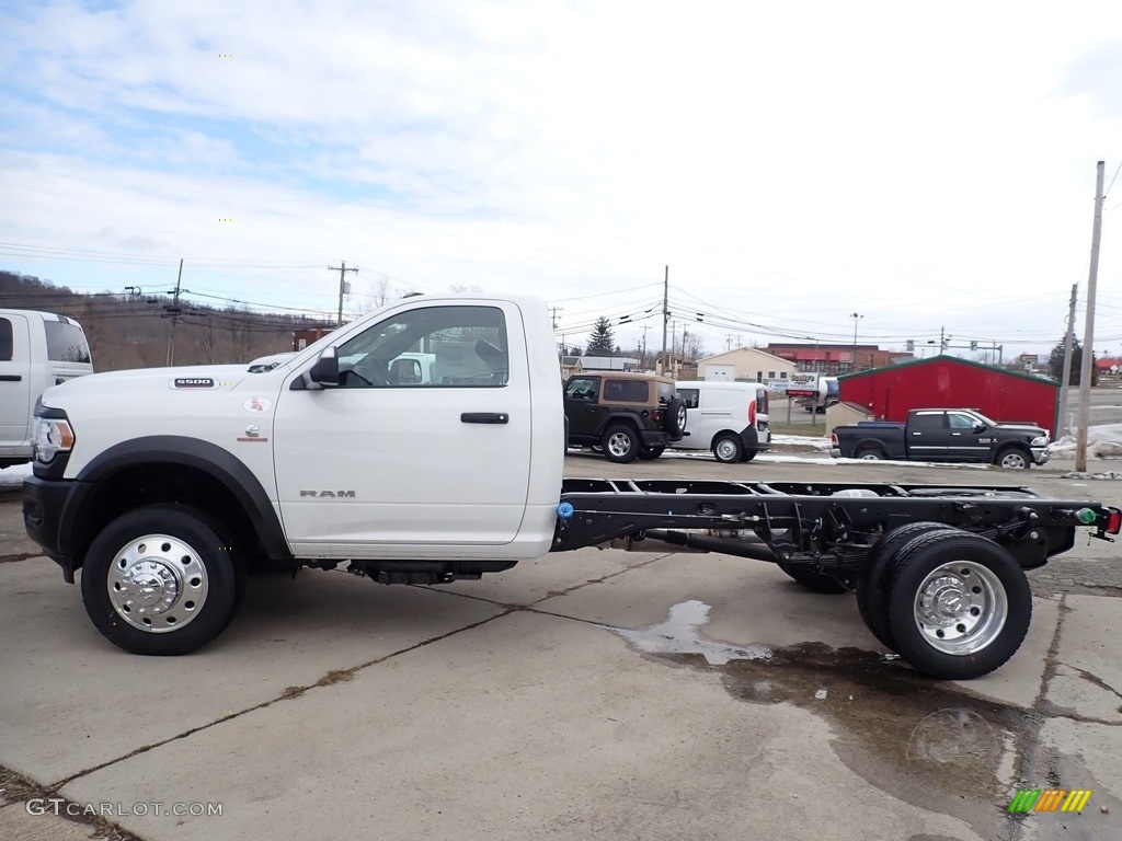 Bright White 2021 Ram 5500 Tradesman Regular Cab 4x4 Chassis Exterior Photo #141177809