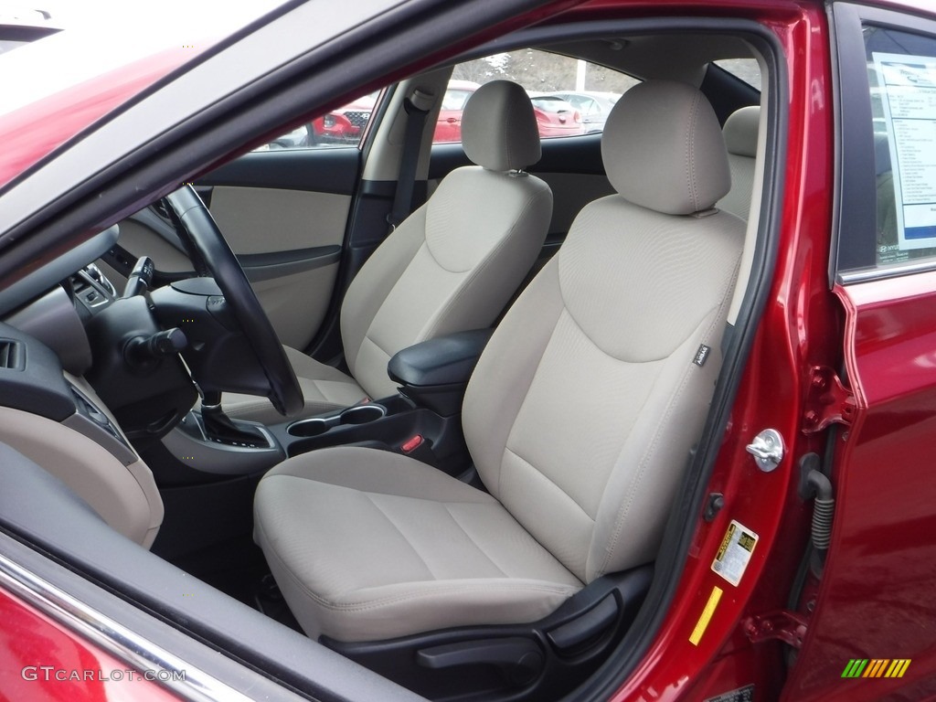 2016 Elantra Value Edition - Red / Beige photo #13