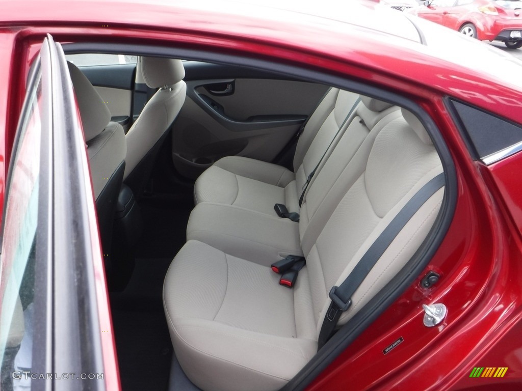 2016 Elantra Value Edition - Red / Beige photo #27