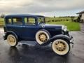 1931 Blue Ford Model A Tudor Sedan  photo #4