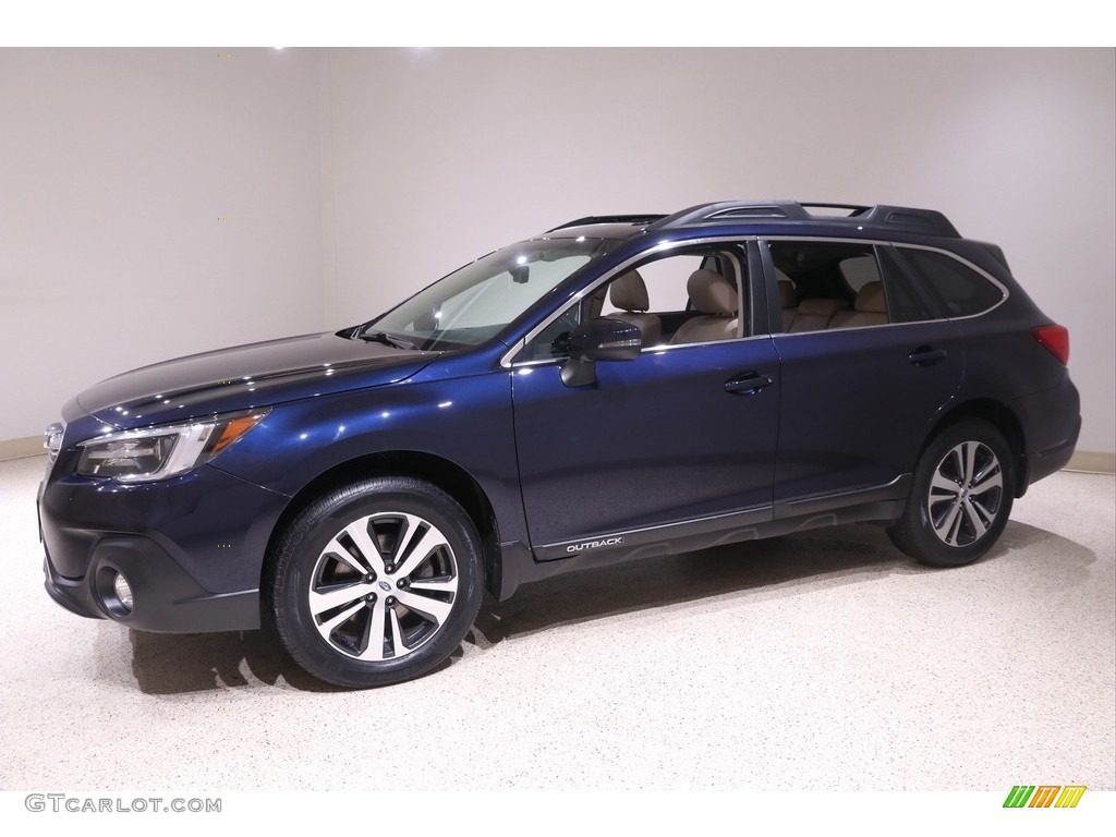 2018 Outback 2.5i Limited - Dark Blue Pearl / Ivory photo #3