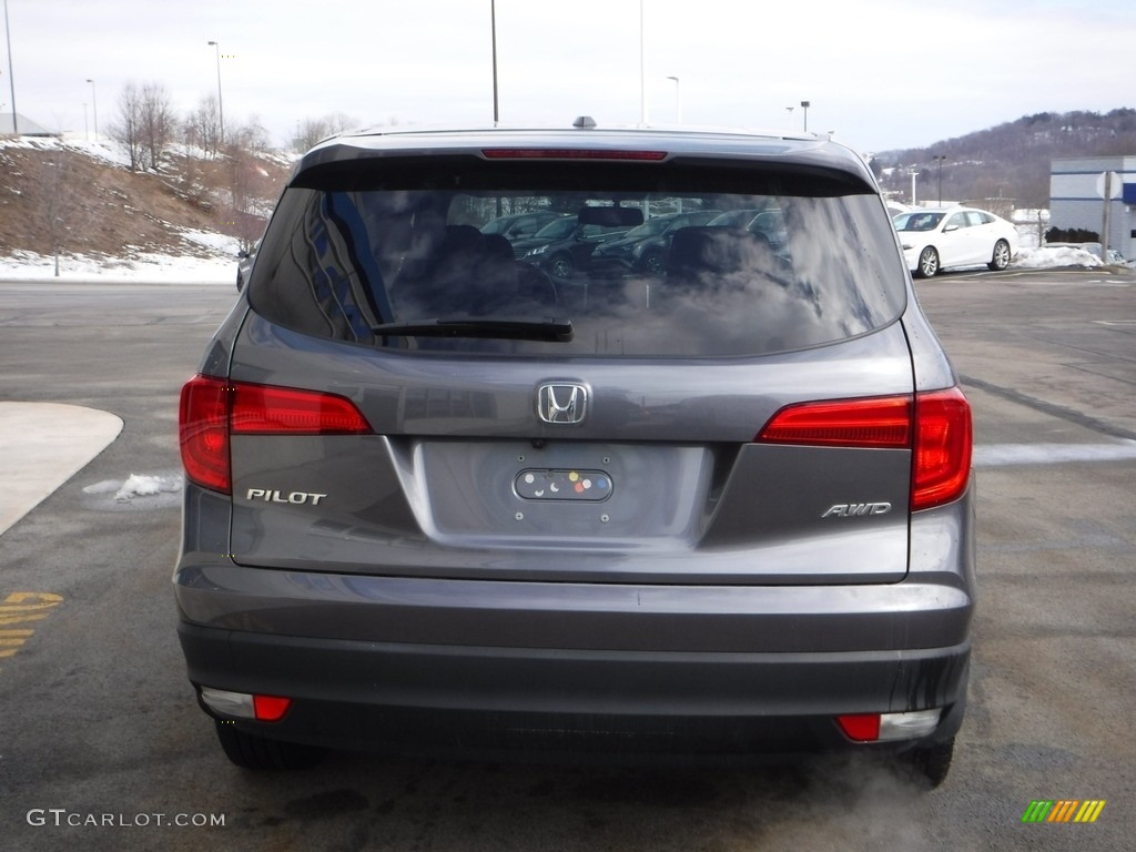 2016 Pilot EX-L AWD - Modern Steel Metallic / Gray photo #11