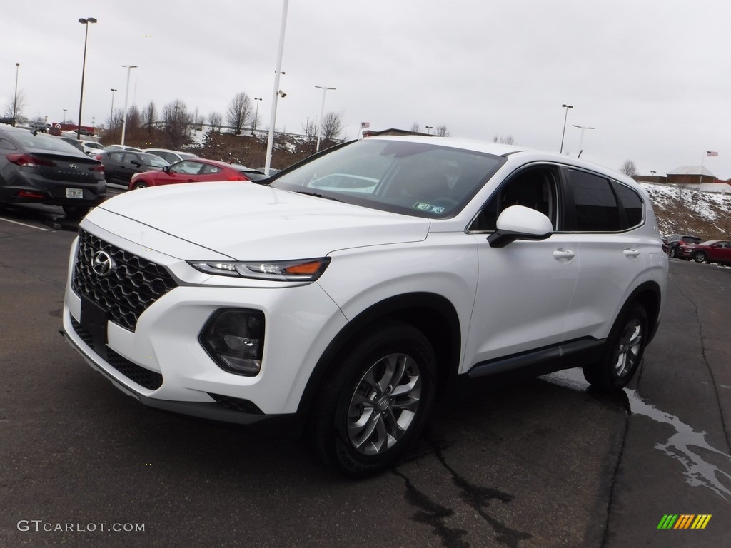 2020 Santa Fe SE AWD - Quartz White / Black photo #5