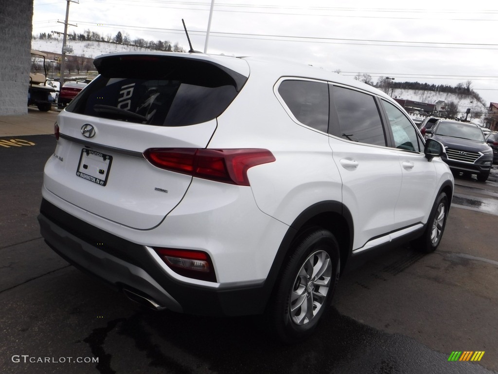 2020 Santa Fe SE AWD - Quartz White / Black photo #9