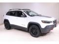 2019 Bright White Jeep Cherokee Trailhawk Elite 4x4  photo #1