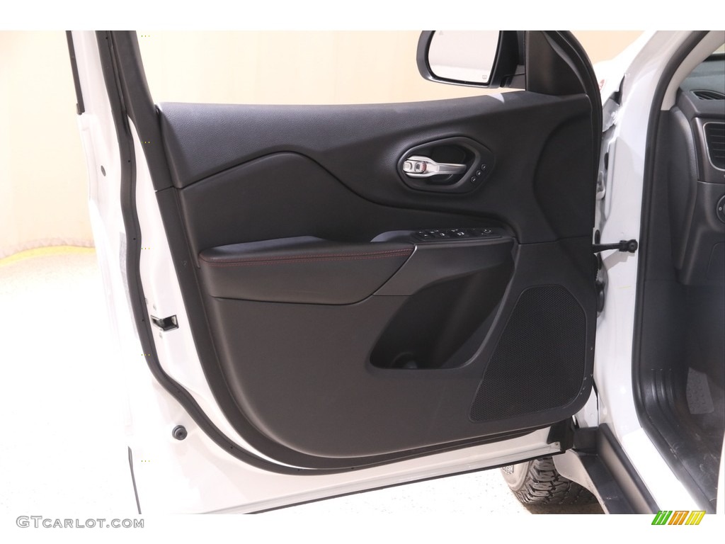 2019 Jeep Cherokee Trailhawk Elite 4x4 Black Door Panel Photo #141181757