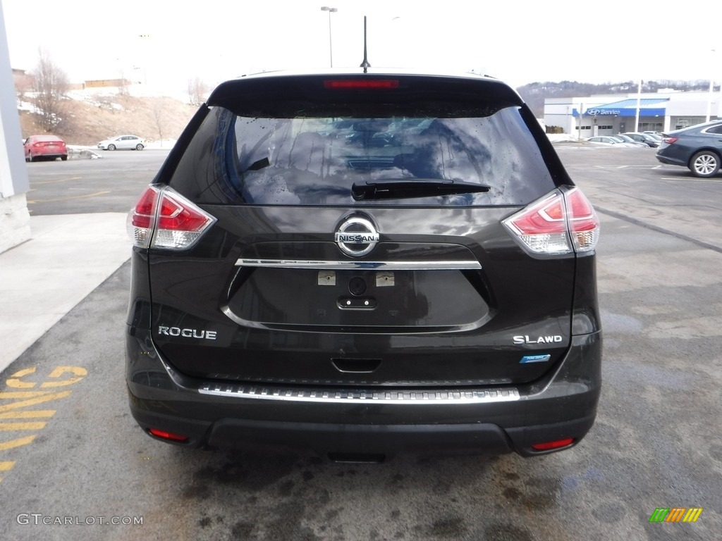 2014 Rogue SL AWD - Midnight Jade / Almond photo #8