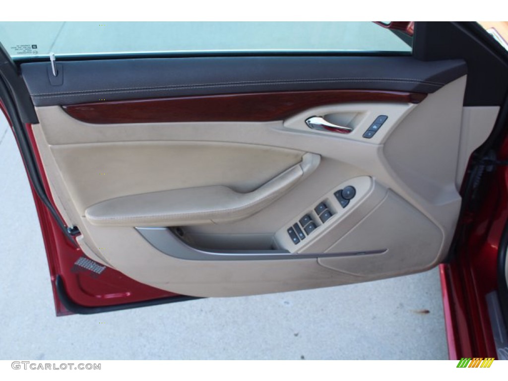 2012 CTS 3.0 Sedan - Crystal Red Tintcoat / Cashmere/Cocoa photo #9