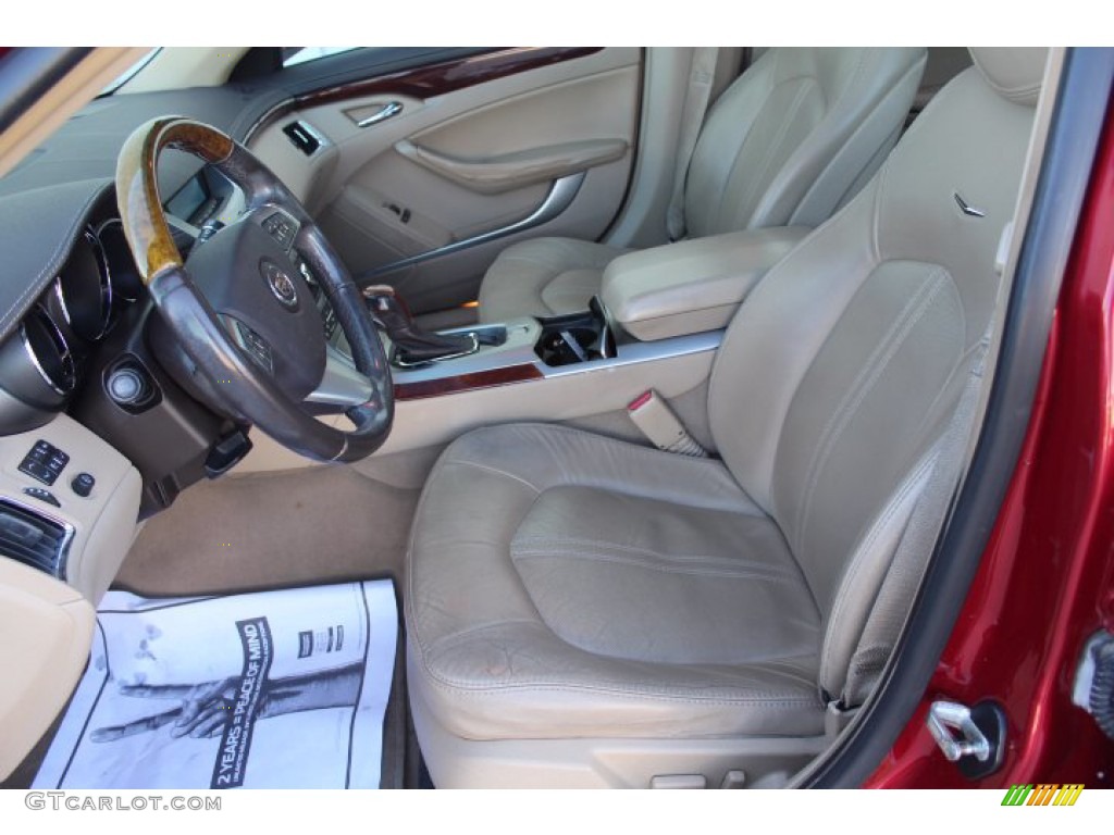 2012 CTS 3.0 Sedan - Crystal Red Tintcoat / Cashmere/Cocoa photo #10