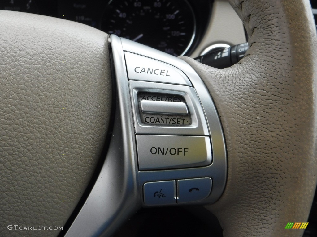 2014 Rogue SL AWD - Midnight Jade / Almond photo #25