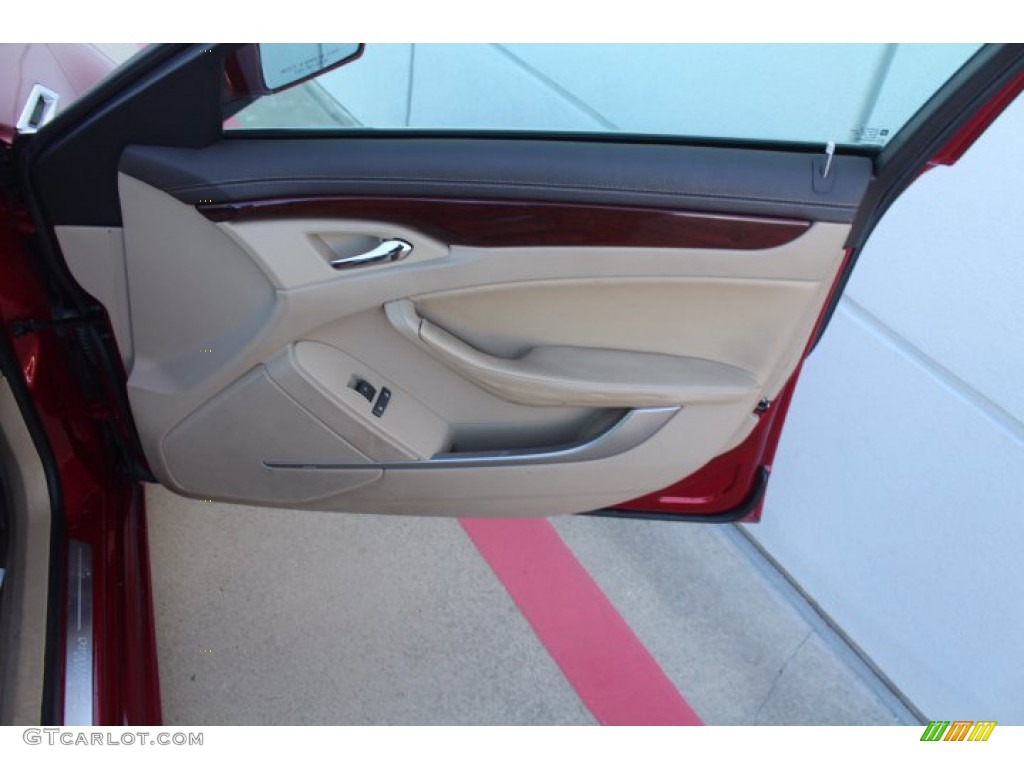 2012 CTS 3.0 Sedan - Crystal Red Tintcoat / Cashmere/Cocoa photo #25