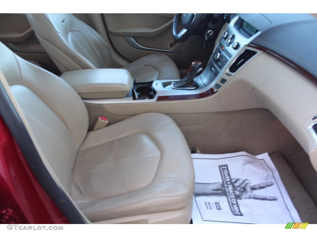 2012 CTS 3.0 Sedan - Crystal Red Tintcoat / Cashmere/Cocoa photo #26