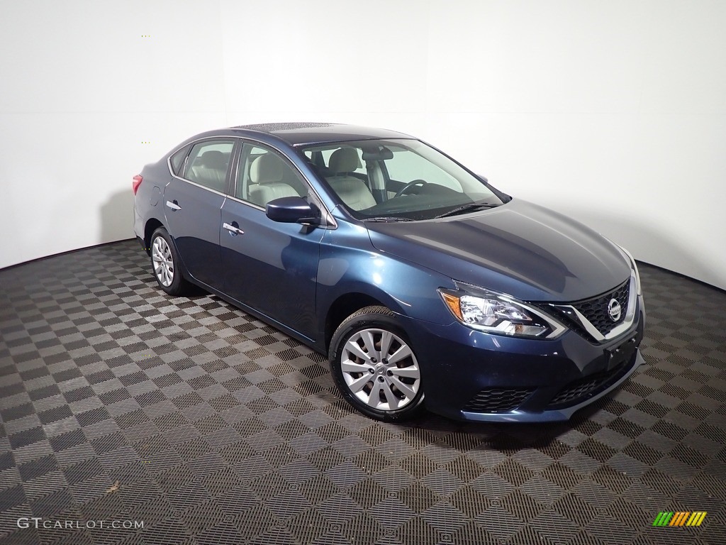 2016 Sentra S - Graphite Blue / Charcoal photo #1