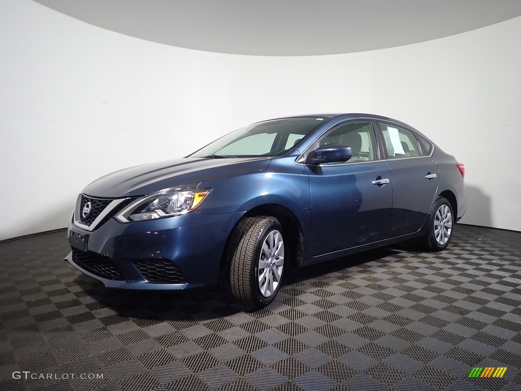 2016 Sentra S - Graphite Blue / Charcoal photo #7