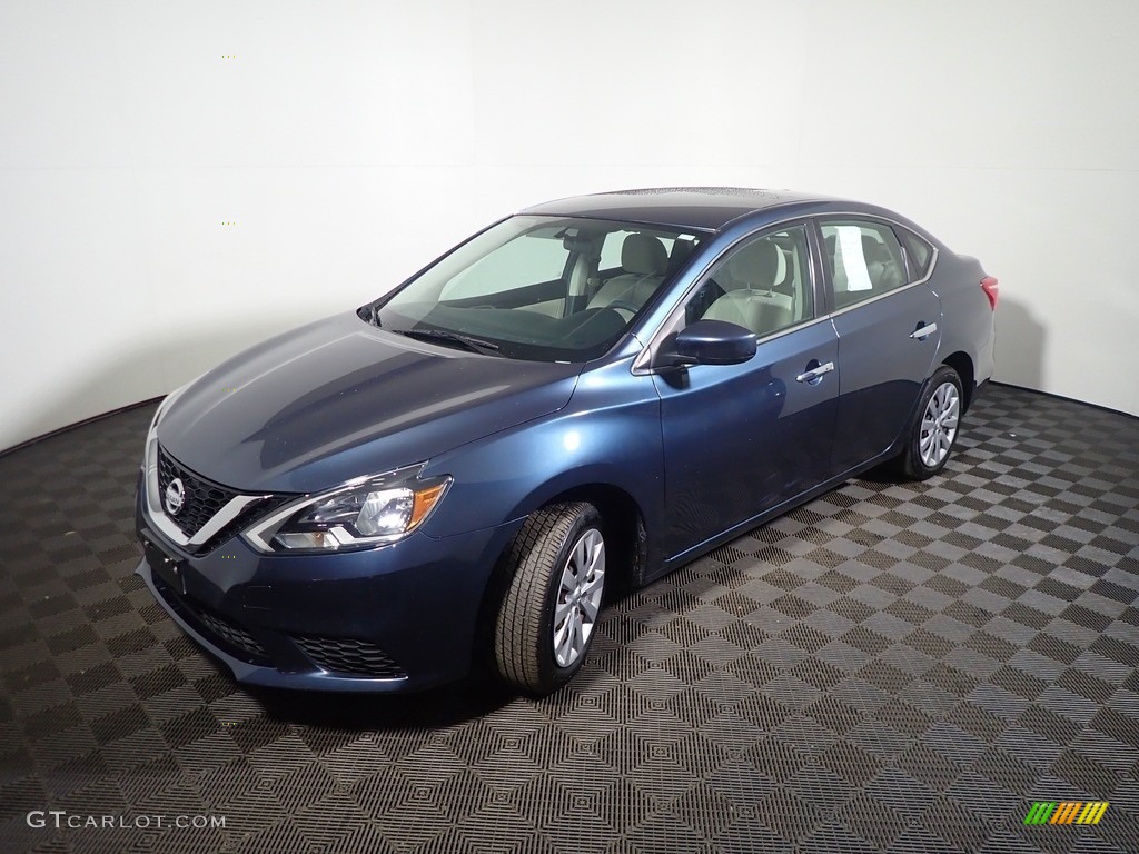 2016 Sentra S - Graphite Blue / Charcoal photo #8