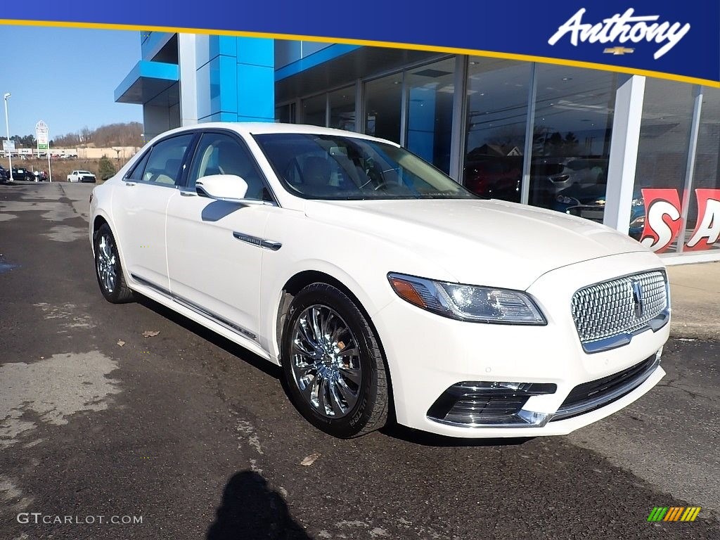 White Platinum Lincoln Continental