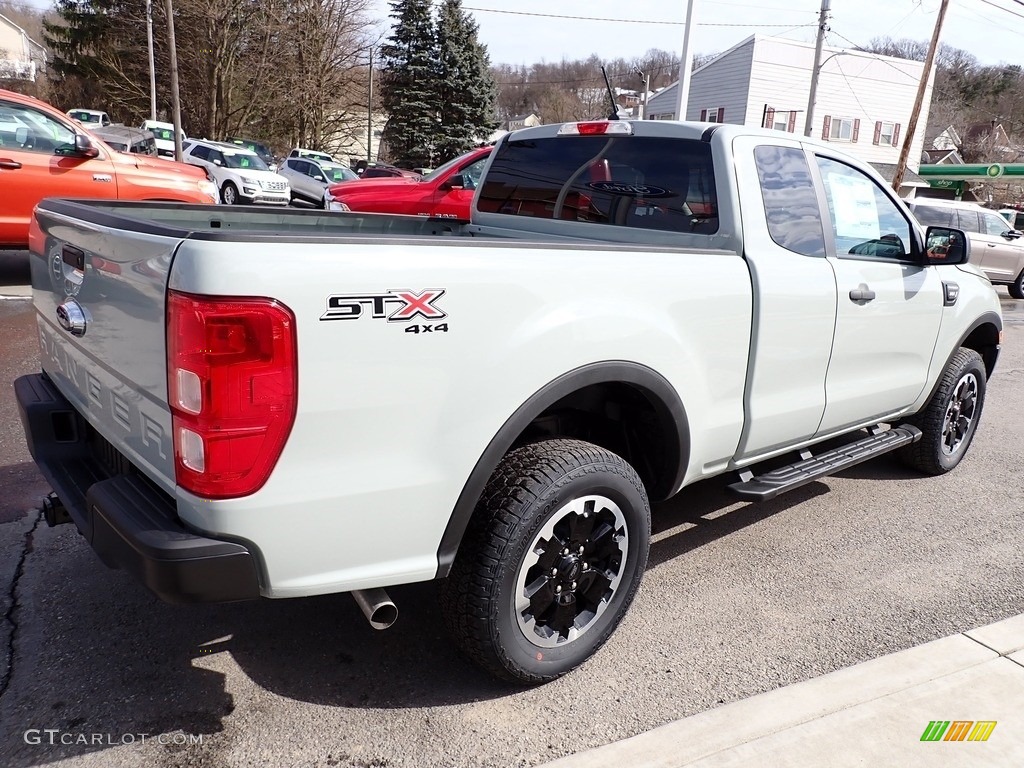 2021 Ranger STX SuperCab 4x4 - Cactus Gray Metallic / Ebony photo #5